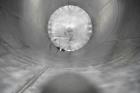 Used Tank, 8,000 Gallon, Stainless Steel, Vertical. Approximate 112
