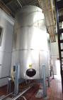 Used Tank, 8,000 Gallon, Stainless Steel, Vertical. Approximate 112