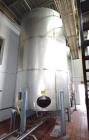 Used- Tank, 8,000 Gallon, Stainless Steel, Vertical. Approximate 112