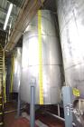 Used- Tank, 8,000 Gallon, Stainless Steel, Vertical. Approximate 112