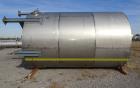 Used- Tank, 8,000 Gallon,304 Stainless Steel, Vertical. 