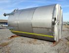 Used- Tank, 8,000 Gallon,304 Stainless Steel, Vertical. 