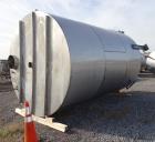 Used- Tank, 8,000 Gallon,304 Stainless Steel, Vertical. 