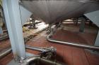 Used Tank, 8,000 Gallon, Stainless Steel, Vertical. Approximate 112
