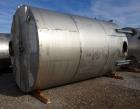 Used Tank, 8,000 Gallon, 304 Stainless Steel, Vertical. Approximate 112