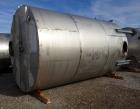 Used- Tank, 8,000 Gallon, 304 Stainless Steel, Vertical. Approximate 112