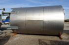 Used- Tank, 8,000 Gallon, 304 Stainless Steel, Vertical.