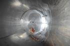 Used Tank, 8,000 Gallon, 304 Stainless Steel, Vertical.