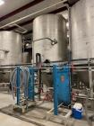 Used Vertical Tank, Approximately 5,000 Gallon, 304 Stainless Steel, 100.5