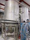 Used-Vertical Tank, Approximately 5,000 Gallon, 304 Stainless Steel, 100.5