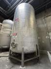 GS Stainless 10,000 Gallon Jacketed Vertical Stainless Steel Storage Tank.