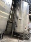 GS Stainless 10,000 Gallon Jacketed Vertical Stainless Steel Storage Tank.