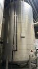 GS Stainless 10,000 Gallon Jacketed Vertical Stainless Steel Storage Tank.
