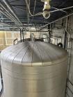 GS Stainless 10,000 Gallon Jacketed Vertical Stainless Steel Storage Tank.