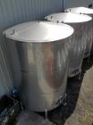 Unused 6,500 Gallon 304 Stainless Steel Vertical Tank