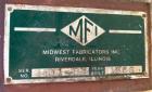 Used Midwest Fabricators, 11,000 Gallon Stainless Steel Storage Tank