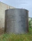 Used- Tank, Approximately 12,500 Gallon, Stainless Steel