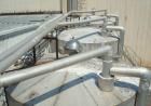 USED: 7500 gallon, 304 stainless steel, vertical tank. Slight dishtop, flat bottom, 10' diameter x 13' overall height, insulated.Last used to store latex.