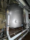 Used-Falco Stainless Steel Equipment Jacketed Pressure Tank, Approximate 5500 Ga