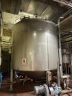 Used-Falco Stainless Steel Equipment Jacketed Pressure Tank, Approximate 5500 Ga