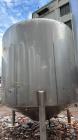 Used-Falco Stainless Steel Equipment Jacketed Pressure Tank, Approximate 5500 Ga