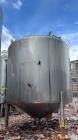 Used-Falco Stainless Steel Equipment Jacketed Pressure Tank, Approximate 5500 Ga