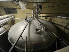 Used-Falco Stainless Steel Equipment Jacketed Pressure Tank, Approximate 5500 Ga