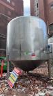 Used Falco Stainless Steel Equipment Jacketed Pressure Tank, Approximate 5500 Ga