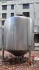 Used-Falco Stainless Steel Equipment Jacketed Pressure Tank, Approximate 5500 Ga