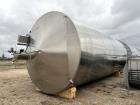 Used- CSC Les Constructions Soudees Du Coteau, Holding Tank. 26,980 Gallon capacity, 316 Stainless Steel, Vertical. Cone Top...