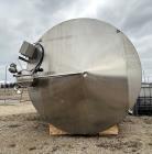 Used- CSC Les Constructions Soudees Du Coteau, Holding Tank. 26,980 Gallon capacity, 316 Stainless Steel, Vertical. Cone Top...