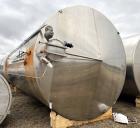 Used- CSC Les Constructions Soudees Du Coteau, Holding Tank. 26,980 Gallon capacity, 316 Stainless Steel, Vertical. Cone Top...