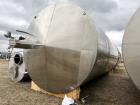 Used- CSC Les Constructions Soudees Du Coteau, Holding Tank. 26,980 Gallon capacity, 316 Stainless Steel, Vertical. Cone Top...