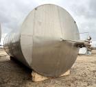 Used- CSC Les Constructions Soudees Du Coteau, Holding Tank. 26,980 Gallon capacity, 316 Stainless Steel, Vertical. Cone Top...