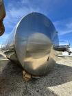 Used CSC Les Constructions Soudees Du Coteau, Holding Tank. 26,980 Gallon capacity, 316 Stainless Steel, Vertical. Cone Top, Slope Bottom. Approximate 13'2