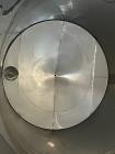 Used CSC Les Constructions Soudees Du Coteau, Holding Tank. 26,980 Gallon capacity, 316 Stainless Steel, Vertical. Cone Top, Slope Bottom. Approximate 13'2