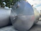 6,000 Gallon 316 Stainless Steel Single Wall Storage Tank – Dish Bottom, Mounted on Legs