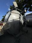 6,000 Gallon 316 Stainless Steel Single Wall Storage Tank – Dish Bottom, Mounted on Legs