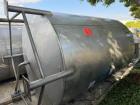 Used 6,000 Gallon 316 Stainless Steel Single Wall Storage Tank – Dish Bottom