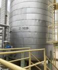 Used 40,000 Gallon 316L Stainless Steel Storage Tank with Agitator & Centrifugal Pump