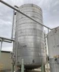 Used Approx. 30,000 Gallon 316L Stainless Steel Storage Tank – Leg Mounted Process Vessel