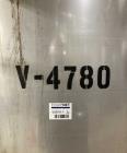 Used Approximate 9000 gallon Stainless Steel Storage Tank With 5 HP Centrifugal Pump, V-4780. approximate 120' X 15' T/T. Misc. top inlets. Cone bottom with center bottom outlet. Bottom side manway. ...