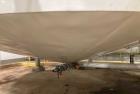 Used Approximate 6,000 gallon Stainless Steel Tank With A Worthington 7.5 HP Centrifugal Pump, V-1110. approximate 6000 gallon Flat top with misc. inlets. Cone bottom with center bottom outlet. Worth...
