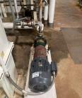 Used Approximate 6,000 gallon Stainless Steel Tank With A Worthington 7.5 HP Centrifugal Pump, V-1110. approximate 6000 gallon Flat top with misc. inlets. Cone bottom with center bottom outlet. Worth...