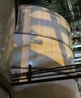 Used Approximate 8000 gal 316L Stainless Steel Agitated Tank With Centrifugal Pump, V-1106. Pump P-1106. Unimount 125 motor, Model F029B. 1 hp, 3 ph, 60 HZ, 1750 RPM. Frame 143TC. Worthington Model D...