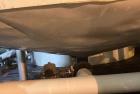 Used Approximate 8000 gal 316L Stainless Steel Agitated Tank With Centrifugal Pump, V-1106. Pump P-1106. Unimount 125 motor, Model F029B. 1 hp, 3 ph, 60 HZ, 1750 RPM. Frame 143TC. Worthington Model D...