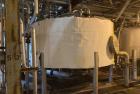 Used Approximate 5200 gallon Stainless Steel Mixing Tank. 12C. Includes centrifugal pump.
