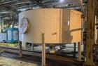Used Approximate 5200 gallon Stainless Steel Mixing Tank, V-4541. With Centrifugal pump, 60/50 HZ, 1745-1450 RPM, 230/460V. Griswold S/N 0030022629. Tom 2014. Model S-AA-11062.