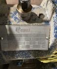 Used Approximate 5200 gallon Stainless Steel Mixing Tank, V-4541. With Centrifugal pump, 60/50 HZ, 1745-1450 RPM, 230/460V. Griswold S/N 0030022629. Tom 2014. Model S-AA-11062.