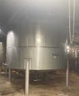 Used 6,000 Gallon Stainless Steel Agitated Mixing Tank with Cone Bottom Discharge